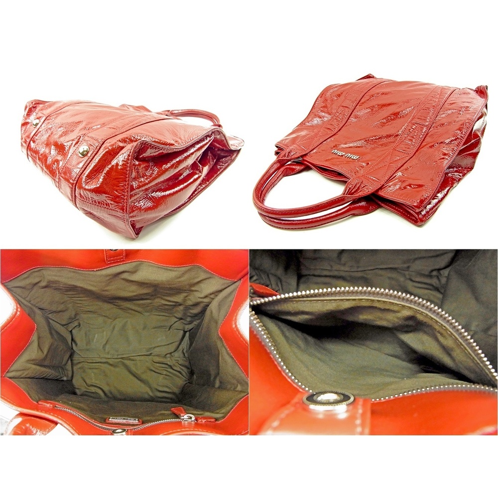 Miu Miu Bag Red Patent - image 6
